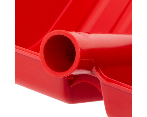 Лопата полипропиленовая красная, 420 х 425 мм, без черенка Сибртех  61617