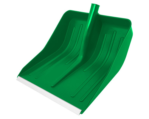 Лопата полипропиленовая зеленая 420 х 425 мм, без черенка Сибртех 61619