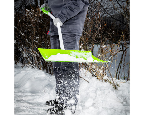 Лопата стальная 470 х 350 х 1320 мм, стальной черенок Сибртех  61621