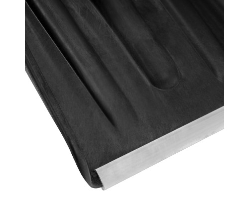 Лопата для уборки снега пластиковая, 275 х 365 х 865 мм, деревянный черенок Sparta 61639