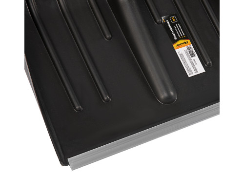 Лопата для уборки снега пластиковая, 405 х 420 х 1415 мм, деревянный черенок Sparta 61640