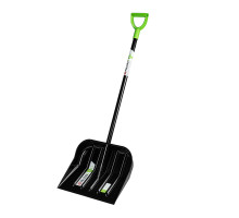 Лопата для уборки снега поликарбонат, 460х400х1430 мм, стальной черенок Сибртех 61644