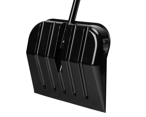 Лопата для уборки снега поликарбонат, 460х400х1430 мм, стальной черенок Сибртех 61644