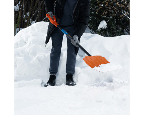 Лопата стальная 470 x 335 х 1335 мм стальной черенок Сибртех 61656
