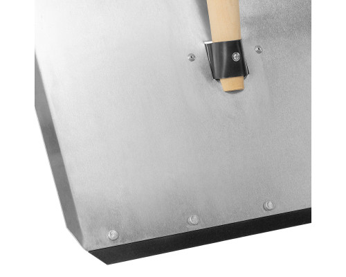 Лопата алюминиевая, тротуарная 500 x 400 х 1420 мм деревянный черенок Сибртех 61658