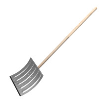 Лопата стальная, оцинкованная 420 x 370 х 1370 мм с деревянным черенком Сибртех 61680