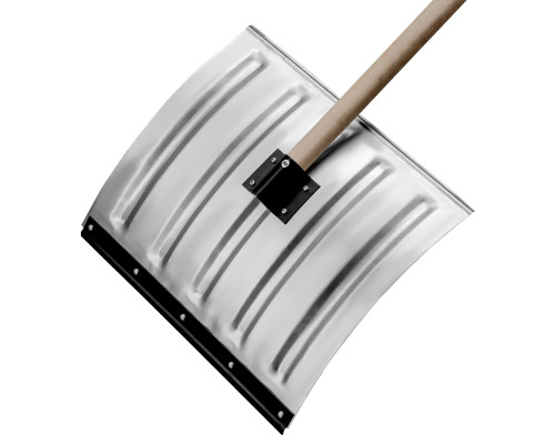 Лопата стальная, оцинкованная 420 x 370 х 1370 мм с деревянным черенком Сибртех 61680