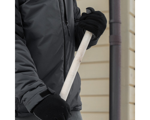 Лопата полипропиленовая 380 х 350 х 1370 мм, деревянный черенок 61697