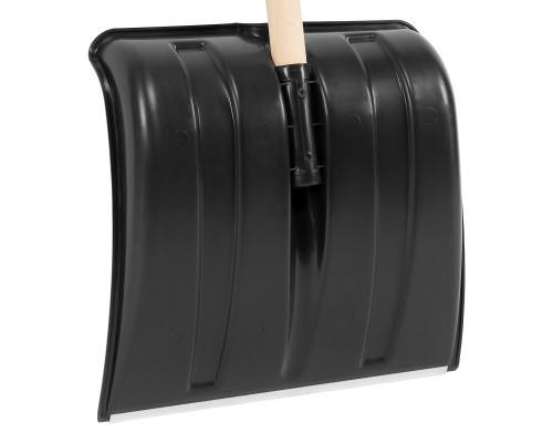 Лопата полипропиленовая 380 х 350 х 1370 мм, деревянный черенок 61697