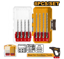 Набор буров по бетону SDS-plus INGCO INDUSTRIAL 8 шт. AKDL11806