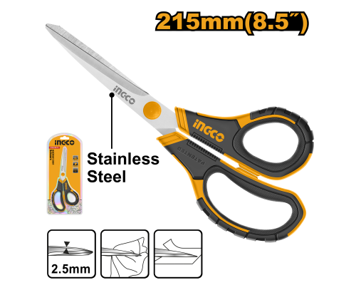 Ножницы универсальные INGCO 215 мм HSCRS812001