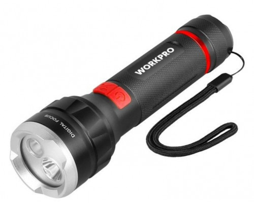 Фонарик светодиодный 350-750 LM перезаряжаемый WORKPRO WP351010WE