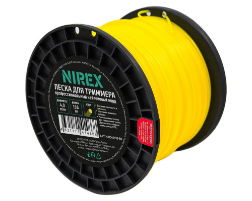Леска NIREX ROUND 4,0х158 м (круг) NRO40158-88