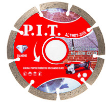 Диск алмазный отрезной сегментированный P.I.T. 115x22,2x1,4 мм ACTW02-G115
