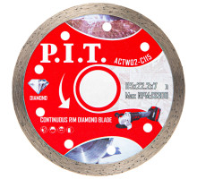 Диск алмазный отрезной сплошной P.I.T. 115x22,2x1,4 мм ACTW02-C115