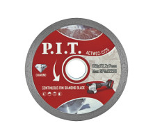 Диск алмазный отрезной сплошной P.I.T. 125x22,2x1,4 мм ACTW02-C125