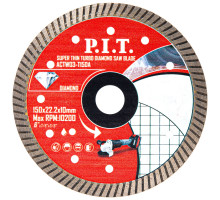 Диск алмазный отрезной Turbo P.I.T. 150x22,2x1,4 мм ACTW03-T150A
