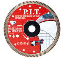 Диск алмазный отрезной Turbo P.I.T. 180x22,2x1,6 мм ACTW03-T180A