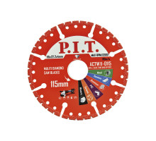 Диск алмазный сегментированный по металлу P.I.T. 115x22,2x2,2 мм ACTW11-0115