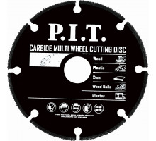 Диск отрезной по дереву для УШМ P.I.T. 125x22,2x1,2 мм 6T ACTW07-0125