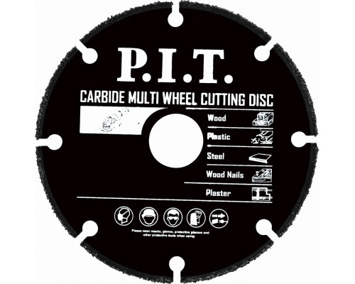 Диск отрезной по дереву для УШМ P.I.T. 125x22,2x1,2 мм 6T ACTW07-0125 Диск отрезной по дереву для УШМ P.I.T. 125x22,2x1,2 мм 6T ACTW07-0125
