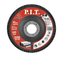 Круг лепестковый шлифовальный P.I.T. 115x22,2 мм, A40 APLS01-11540