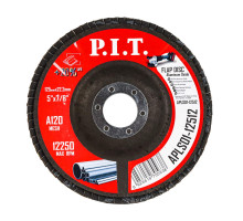 Круг лепестковый шлифовальный P.I.T. 125x22,2 мм, A120 APLS01-12512