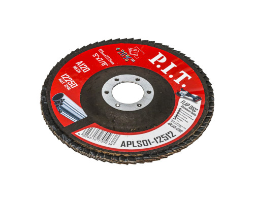 Круг лепестковый шлифовальный P.I.T. 125x22,2 мм, A120 APLS01-12512