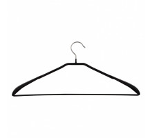 Вешалка металлическая для верхней одежды с прорезиненным противоскользящим покрытием 45 см, Home Palisad 929265