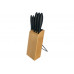 Набор Fiskars Ножи Essential в деревянном блоке 5шт   1023782