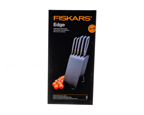 Набор ножей в блоке Fiskars 5шт. Edge 1003099