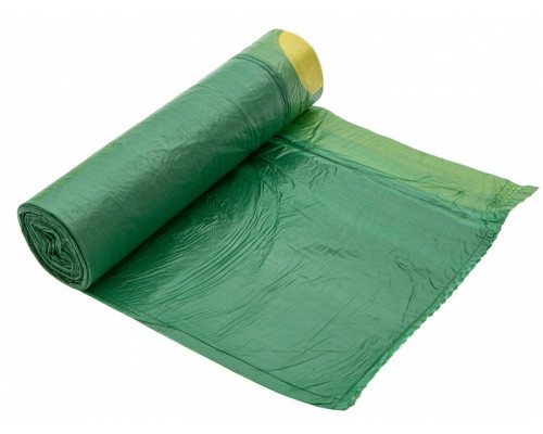 Пакеты для мусора с завязками Home (35 л; 15 шт; зеленые) PALISAD 927175
