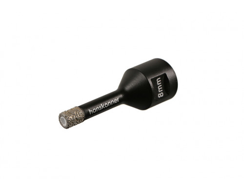 Коронка алмазная 8x60 мм, M14 для УШМ Hanskonner H1055-10-08