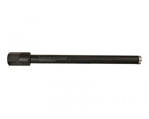 Коронка алмазная LASER по железобетону 32 мм, 1 1/4" ,L=450 мм Hanskonner H1055-11-32 Коронка алмазная LASER по железобетону 32 мм, 1 1/4" ,L=450 мм Hanskonner H1055-11-32