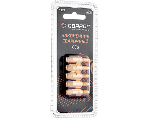 Наконечник сварочный Сварог М8 d1,2мм (MS) (уп.5 шт) ICU0005-12-SVA Наконечник сварочный Сварог М8 d1,2мм (MS) (уп.5 шт) ICU0005-12-SVA