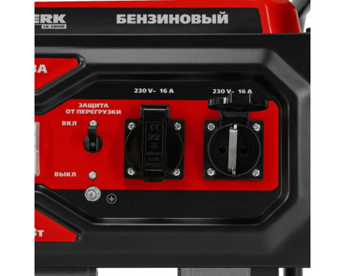 Генератор бензиновый 2,8 кВт, 230 В, ручной стартер Kronwerk LK-2800R 94521 Генератор бензиновый 2,8 кВт, 230 В, ручной стартер Kronwerk LK-2800R 94521