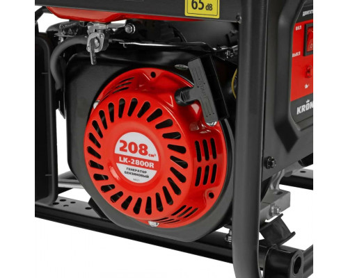 Генератор бензиновый 2,8 кВт, 230 В, ручной стартер Kronwerk LK-2800R 94521 Генератор бензиновый 2,8 кВт, 230 В, ручной стартер Kronwerk LK-2800R 94521