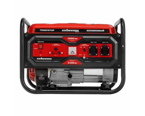 Генератор бензиновый 3,8 кВт, 230 В, ручной стартер Kronwerk LK-3800R 94522 Генератор бензиновый 3,8 кВт, 230 В, ручной стартер Kronwerk LK-3800R 94522