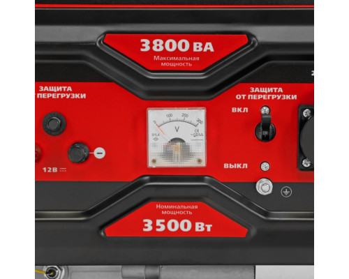 Генератор бензиновый 3,8 кВт, 230 В, ручной стартер Kronwerk LK-3800R 94522 Генератор бензиновый 3,8 кВт, 230 В, ручной стартер Kronwerk LK-3800R 94522