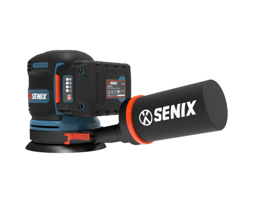 Шлифовальная эксцентриковая аккумуляторная машина SENIX X2 20V, 125мм, 1 акб, 1 зу PSX2-M1-EU Шлифовальная эксцентриковая аккумуляторная машина SENIX X2 20V, 125мм, 1 акб, 1 зу PSX2-M1-EU