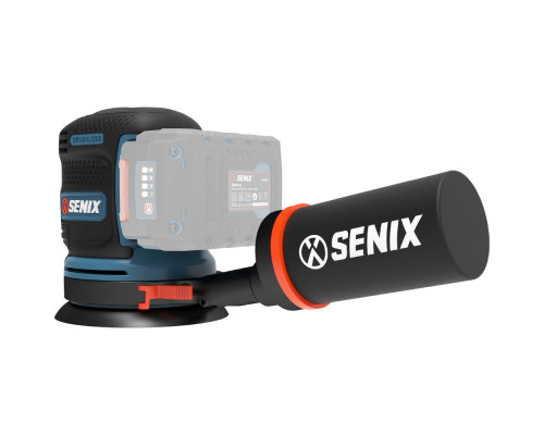 Машина шлифовальная эксцентриковая аккумуляторная SENIX X2 20V, 125мм, без акб и зу, PSX2-M1-EU-0 Машина шлифовальная эксцентриковая аккумуляторная SENIX X2 20V, 125мм, без акб и зу, PSX2-M1-EU-0