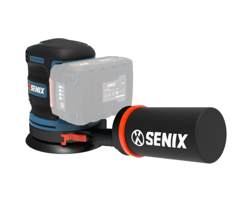 Машина шлифовальная эксцентриковая аккумуляторная SENIX X2 20V, 125мм, без акб и зу, PSX2-M1-EU-0 Машина шлифовальная эксцентриковая аккумуляторная SENIX X2 20V, 125мм, без акб и зу, PSX2-M1-EU-0