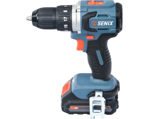 Аккумуляторная бесщеточная дрель-шуруповерт SENIX PDDX2-M2-EU KIT, 2 акб, зу, кейс Аккумуляторная бесщеточная дрель-шуруповерт SENIX PDDX2-M2-EU KIT, 2 акб, зу, кейс