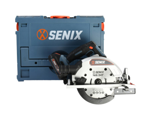 Пила циркулярная аккумуляторная SENIX PSCX2-M5-EU SET 1 акб, зу Пила циркулярная аккумуляторная SENIX PSCX2-M5-EU SET 1 акб, зу