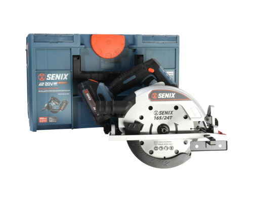 Пила циркулярная аккумуляторная SENIX PSCX2-M5-EU SET 1 акб, зу Пила циркулярная аккумуляторная SENIX PSCX2-M5-EU SET 1 акб, зу