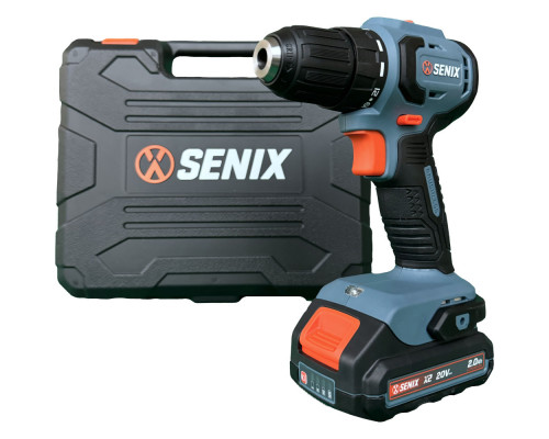 Аккумуляторная бесщеточная дрель-шуруповерт SENIX PDDX2-M3-EU, 2 акб, зу, кейс Аккумуляторная бесщеточная дрель-шуруповерт SENIX PDDX2-M3-EU, 2 акб, зу, кейс