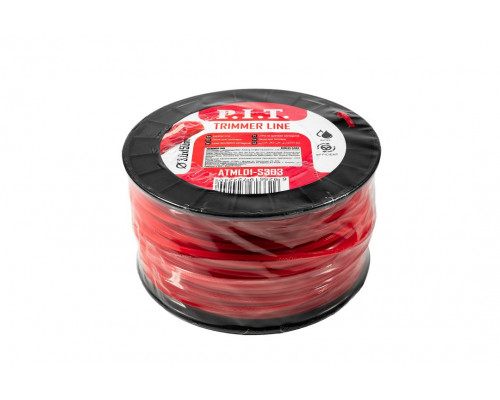 Леска для триммеров квадрат P.I.T. 3LB 3,0 мм, бухта 150 м ATML01-S303 Леска для триммеров квадрат P.I.T. 3LB 3,0 мм, бухта 150 м ATML01-S303