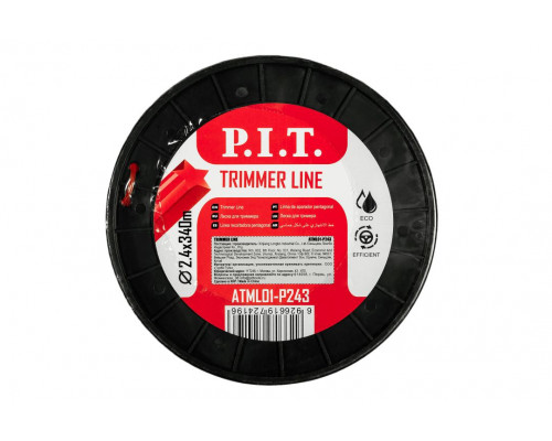 Леска для триммеров звезда P.I.T. 3LB 2,4 мм, бухта 340 м ATML01-P243 Леска для триммеров звезда P.I.T. 3LB 2,4 мм, бухта 340 м ATML01-P243