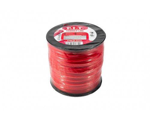 Леска для триммеров квадрат P.I.T. 5LB 2,4 мм, бухта 395 м ATML01-S245 Леска для триммеров квадрат P.I.T. 5LB 2,4 мм, бухта 395 м ATML01-S245
