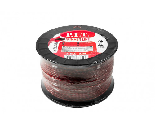Леска для триммеров двухцветная P.I.T. 3LB 2,4 мм, бухта 340 м ATML01-D24L Леска для триммеров двухцветная P.I.T. 3LB 2,4 мм, бухта 340 м ATML01-D24L